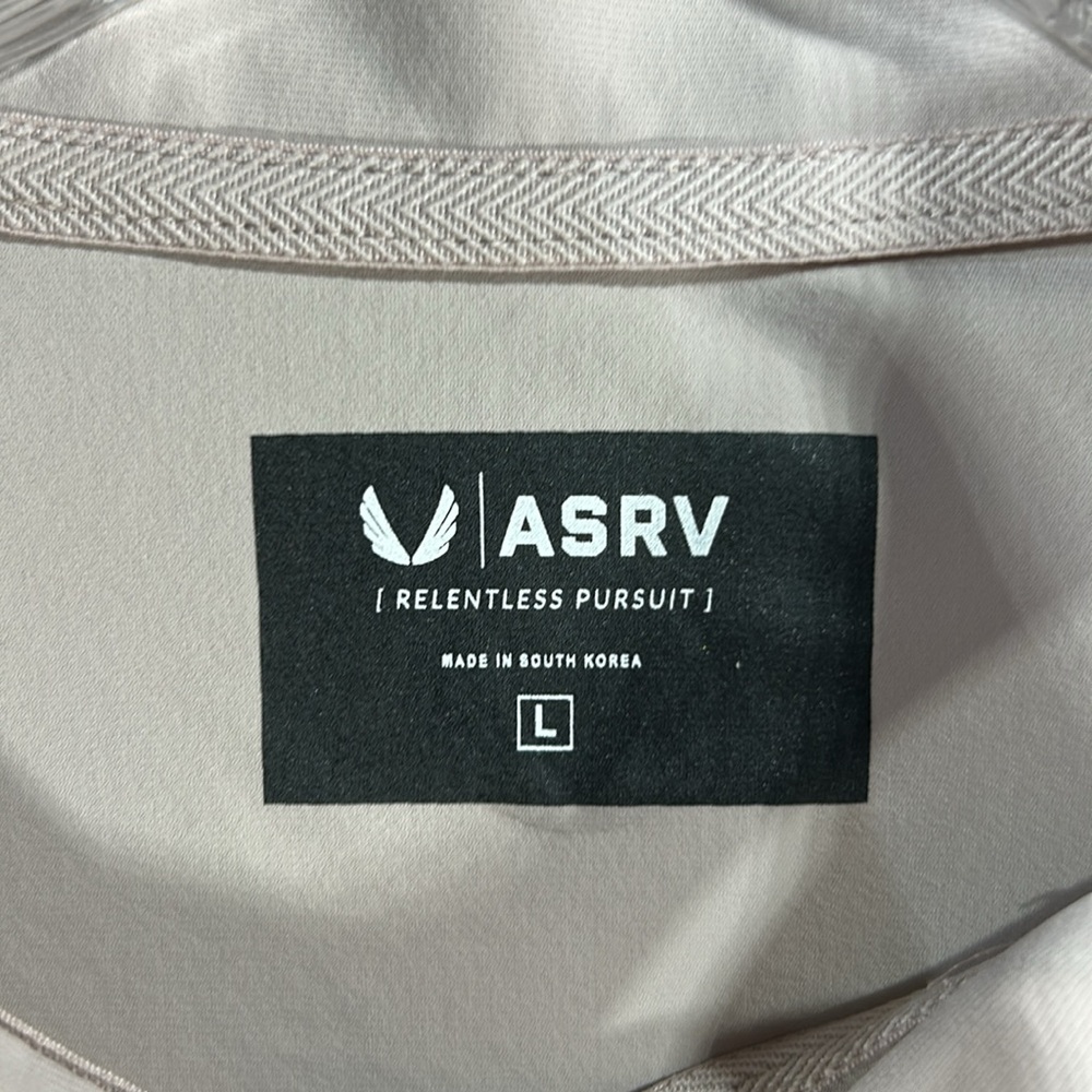 ASRV DSG-0440. Tetra-Lite™ Quarter Zip Jacket - Cinder - Picture 3 of 8